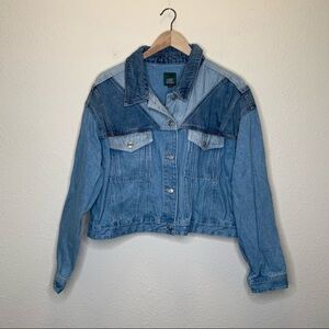 Wild fable Colorblock cotton denim Jean jacket size XXL